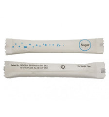 Tubes de sucre blanc