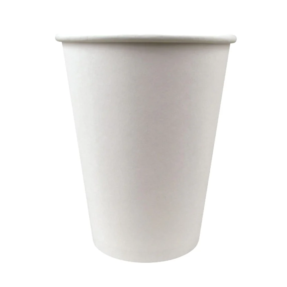 16 oz. White Paper Hot Cups - 500/Case