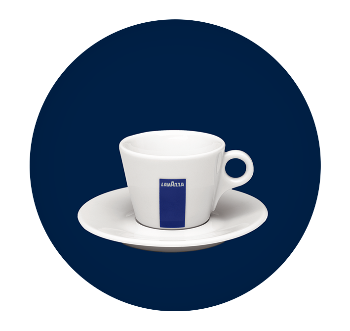 Ceramic Cappuccino Cups and Saucers
