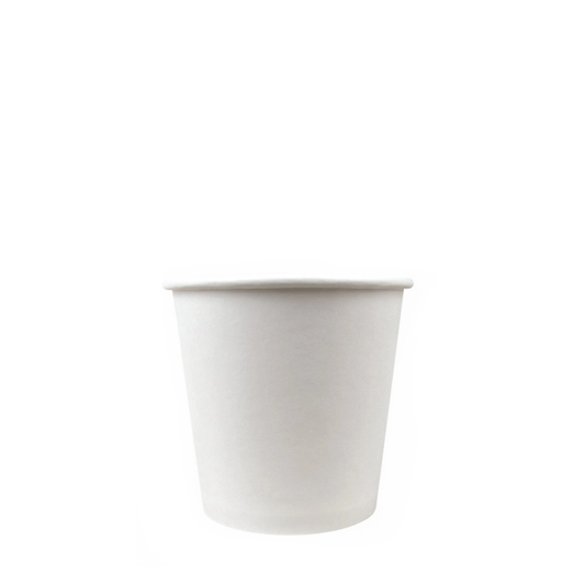 4oz White Paper Cups - 1000/Case